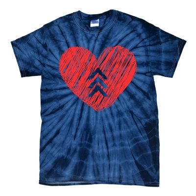 Down Syndrome Awareness Heart Tie-Dye T-Shirt