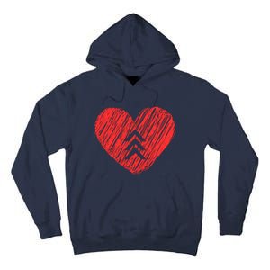 Down Syndrome Awareness Heart Tall Hoodie