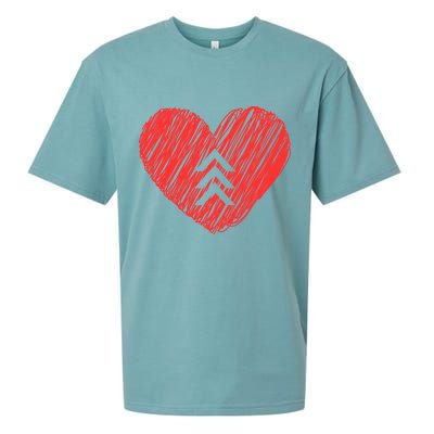 Down Syndrome Awareness Heart Sueded Cloud Jersey T-Shirt