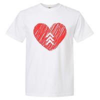 Down Syndrome Awareness Heart Garment-Dyed Heavyweight T-Shirt