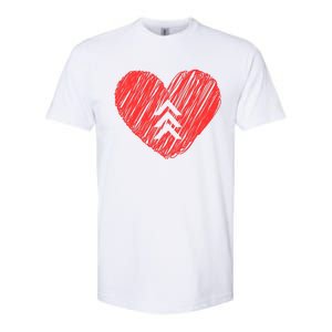 Down Syndrome Awareness Heart Softstyle CVC T-Shirt