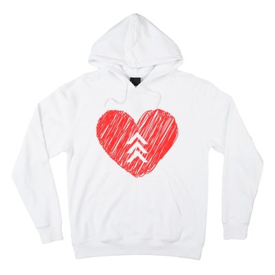 Down Syndrome Awareness Heart Hoodie