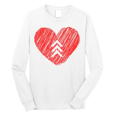 Down Syndrome Awareness Heart Long Sleeve Shirt