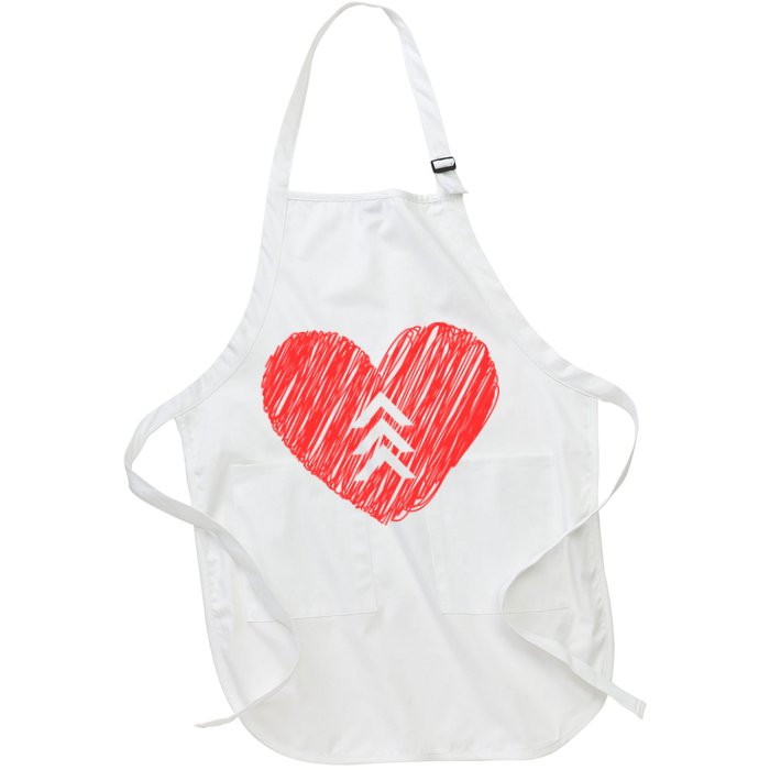 Down Syndrome Awareness Heart Apron