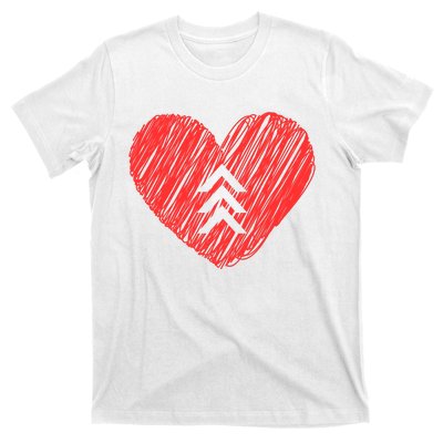 Down Syndrome Awareness Heart T-Shirt