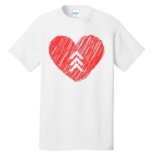 Down Syndrome Awareness Heart Tall T-Shirt