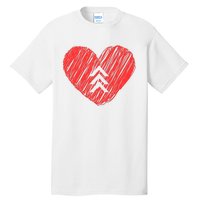 Down Syndrome Awareness Heart Tall T-Shirt