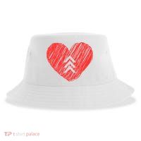 Down Syndrome Awareness Heart Sustainable Bucket Hat