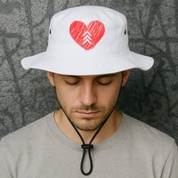 Down Syndrome Awareness Heart Bucket Hat