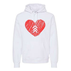 Down Syndrome Awareness Heart Premium Hoodie