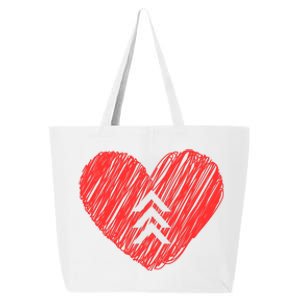 Down Syndrome Awareness Heart 25L Jumbo Tote