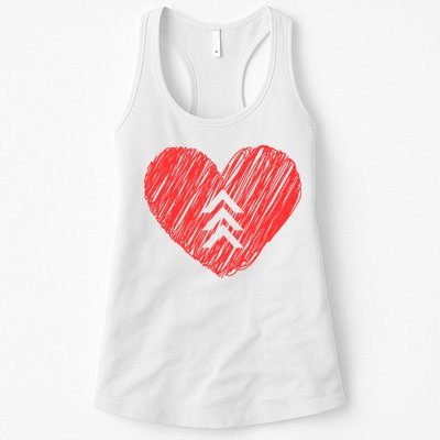 Down Syndrome Awareness Heart Womens Tank Top