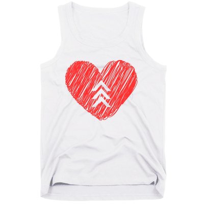 Down Syndrome Awareness Heart Tank Top