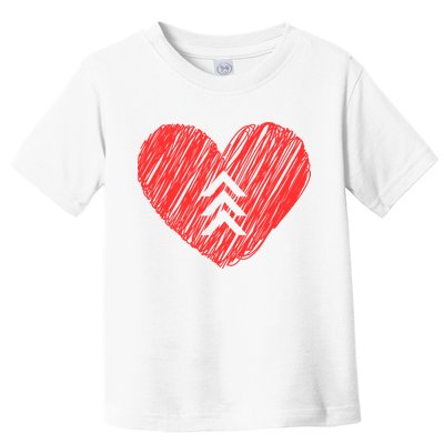 Down Syndrome Awareness Heart Toddler T-Shirt