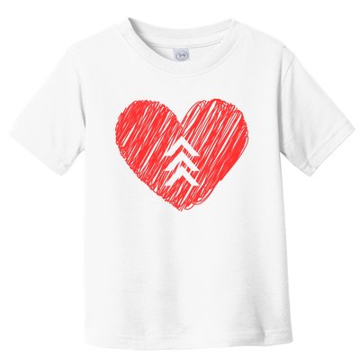 Down Syndrome Awareness Heart Toddler T-Shirt