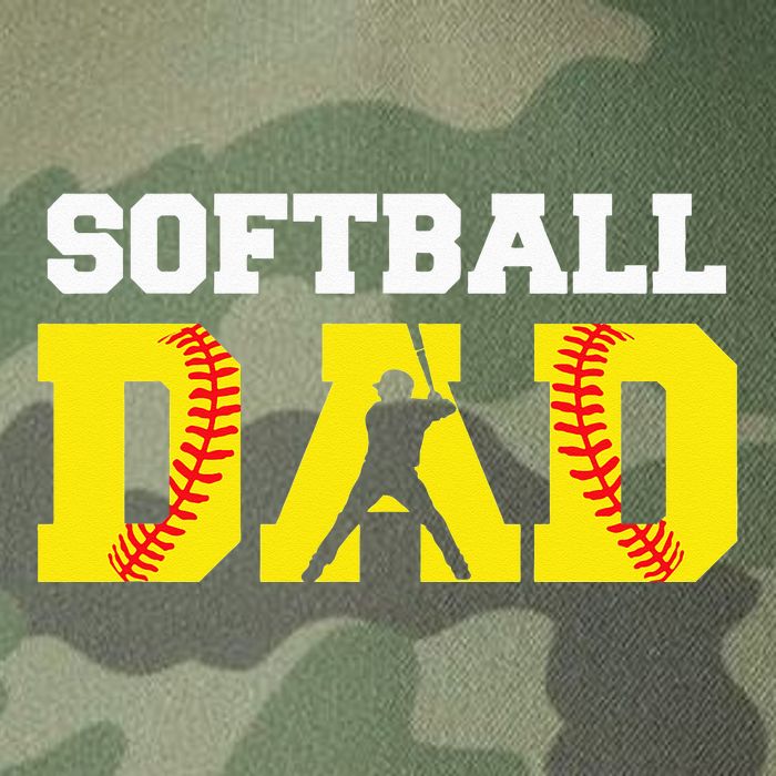 Dad Softball Apparel Yellow Softball Dad Legacy Tie Dye Trucker Hat