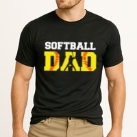 Dad Softball Apparel Yellow Softball Dad Performance Shirt