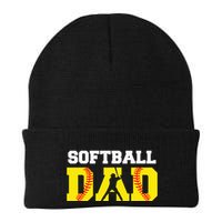 Dad Softball Apparel Yellow Softball Dad Beanie