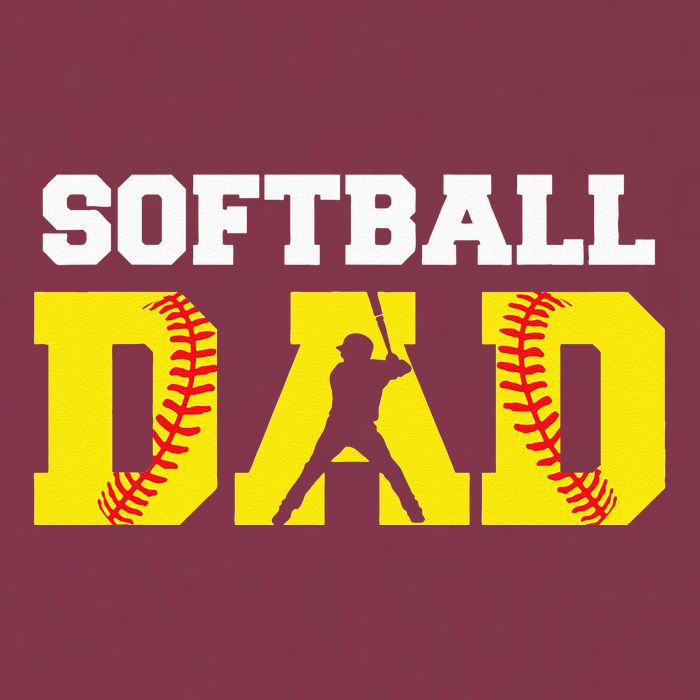 Dad Softball Apparel Yellow Softball Dad 16oz Travel Tumbler