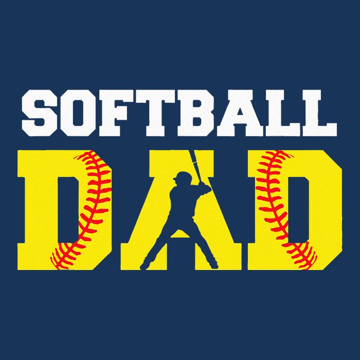 Dad Softball Apparel Yellow Softball Dad Infant Baby Jersey Bodysuit