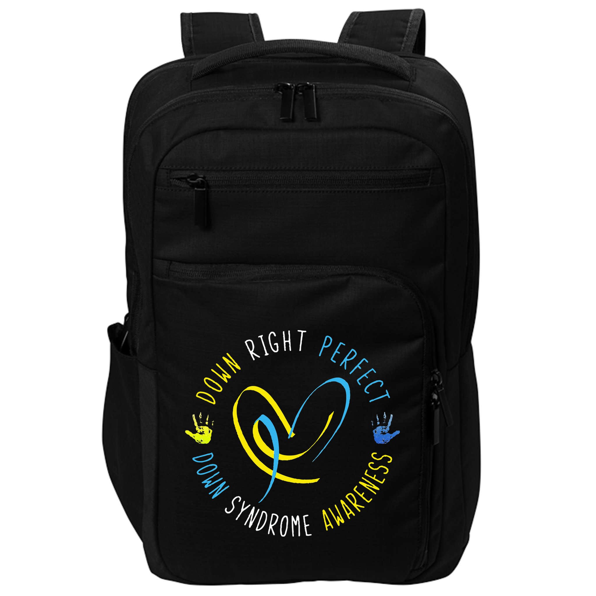 Down Syndrome Awareness Day 21 March Down Right Perfect Impact Tech Backpack