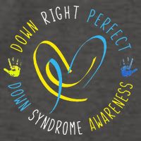 Down Syndrome Awareness Day 21 March Down Right Perfect Vector Backpack