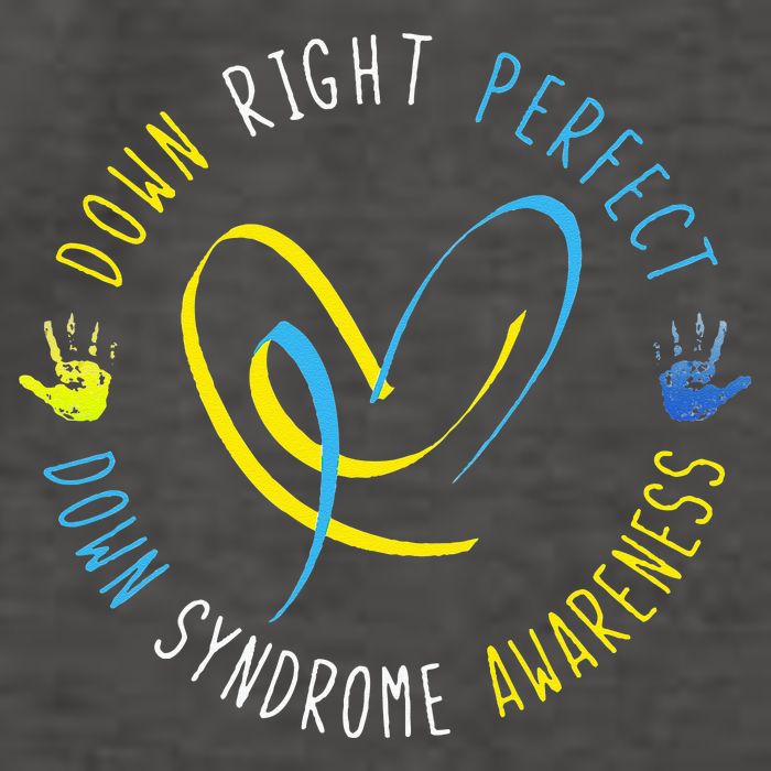 Down Syndrome Awareness Day 21 March Down Right Perfect Vector Backpack