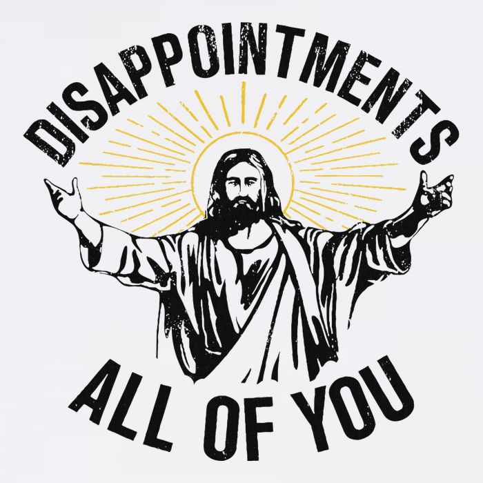 Disappointments Sarcastic All Of You Christian Jesus Full-Length Apron With Pockets