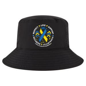 Down Syndrome Awareness Respect Love Support Inclusion Acceptance Cool Comfort Performance Bucket Hat