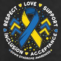 Down Syndrome Awareness Respect Love Support Inclusion Acceptance Cool Comfort Performance Bucket Hat