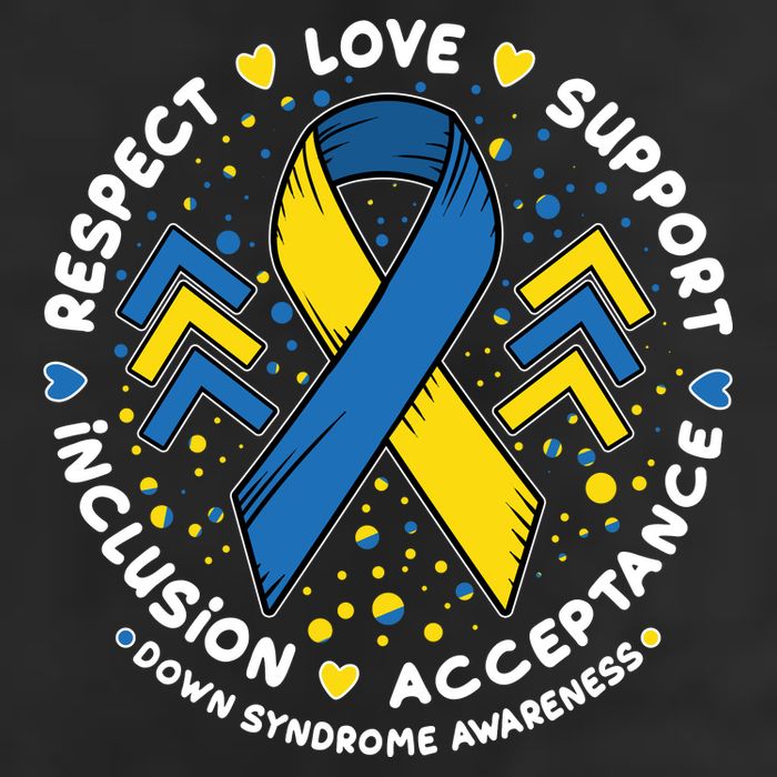 Down Syndrome Awareness Respect Love Support Inclusion Acceptance Cool Comfort Performance Bucket Hat