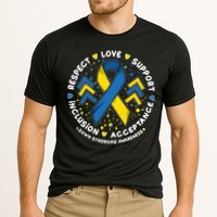 Down Syndrome Awareness Respect Love Support Inclusion Acceptance Cooling Performance Crew T-Shirt