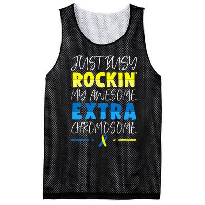 Down Syndrome Awareness Day For Down Syndrome Mesh Reversible Basketball Jersey Tank