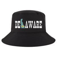 Delaware State And Delaware Flag With Pride For Delaware Cool Comfort Performance Bucket Hat
