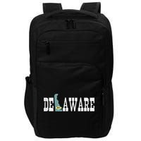 Delaware State And Delaware Flag With Pride For Delaware Impact Tech Backpack