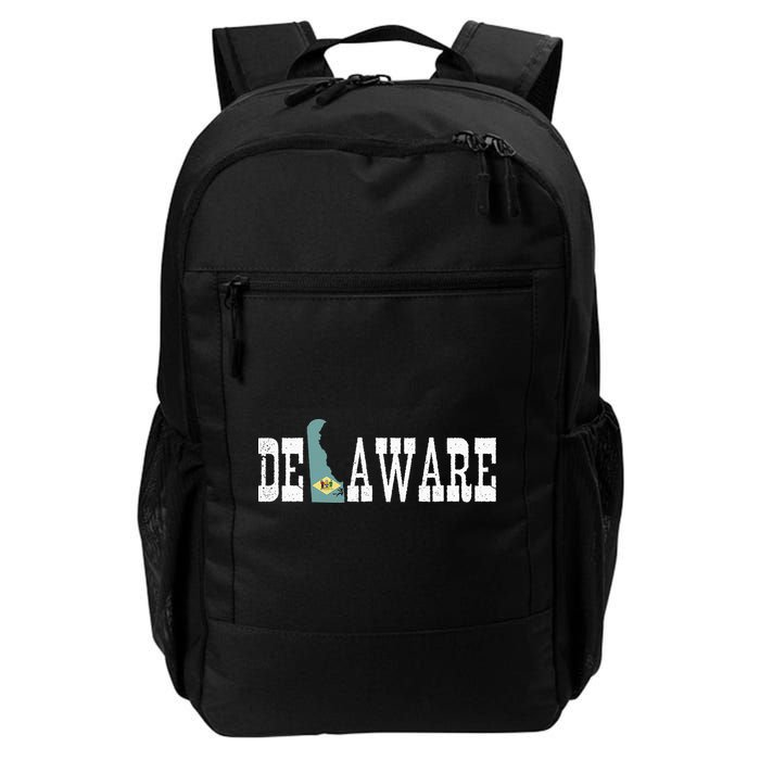 Delaware State And Delaware Flag With Pride For Delaware Backpack