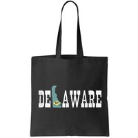 Delaware State And Delaware Flag With Pride For Delaware Bag