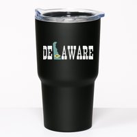 Delaware State And Delaware Flag With Pride For Delaware Tumbler