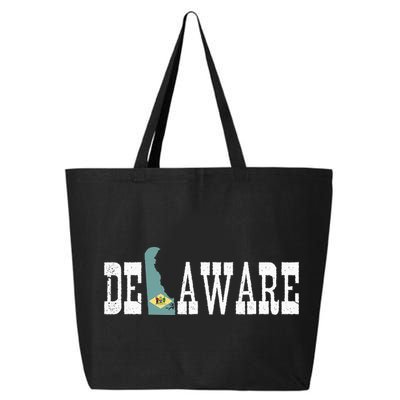 Delaware State And Delaware Flag With Pride For Delaware 25L Jumbo Tote