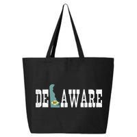 Delaware State And Delaware Flag With Pride For Delaware 25L Jumbo Tote