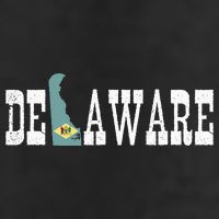 Delaware State And Delaware Flag With Pride For Delaware Hat