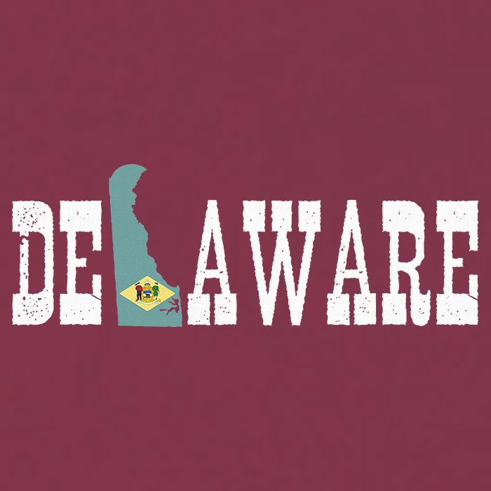 Delaware State And Delaware Flag With Pride For Delaware 16oz Travel Tumbler