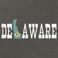 Delaware State And Delaware Flag With Pride For Delaware Cotton Canvas Backpack