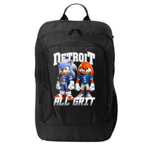 Detroit Sonic And Knuckles All Grit Football City Backpack