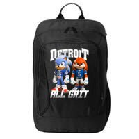 Detroit Sonic And Knuckles All Grit Football City Backpack