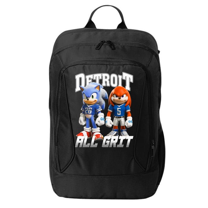 Detroit Sonic And Knuckles All Grit Football City Backpack