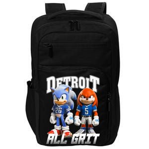 Detroit Sonic And Knuckles All Grit Football Impact Tech Backpack