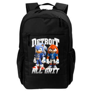 Detroit Sonic And Knuckles All Grit Football Daily Commute Backpack