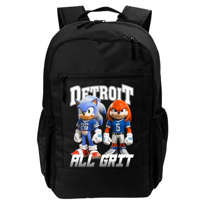 Detroit Sonic And Knuckles All Grit Football Daily Commute Backpack