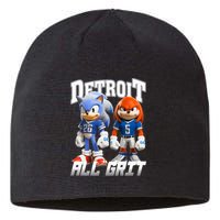 Detroit Sonic And Knuckles All Grit Football Sustainable Beanie